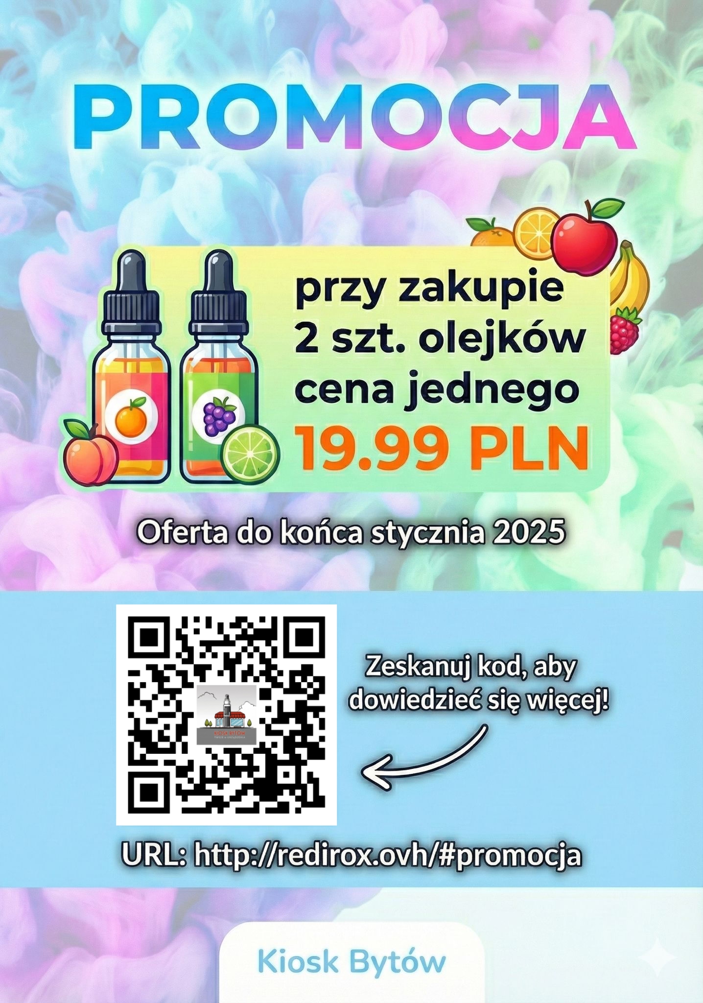Plakat Promocyjny - Olejki 19.99 PLN